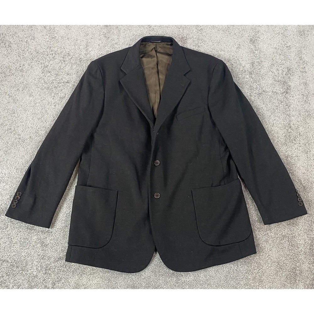 Brooks Brothers Suit Jacket 46 L Taupe Wool Luxury Business Designer Sport Coat